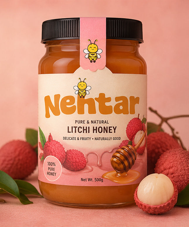 Nehtar Litchi Honey | Pure & Natural Raw Honey