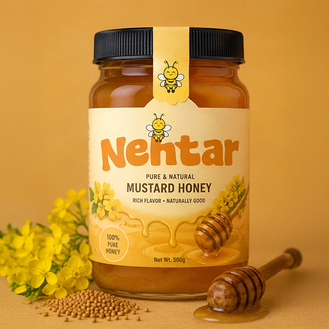Nehtar Mustard Honey | Pure & Natural Raw Honey