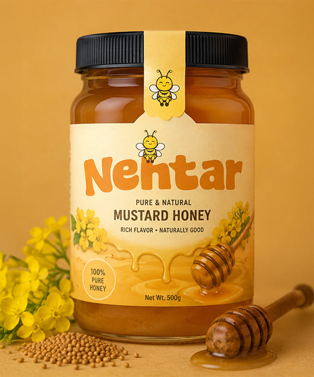 Nehtar Mustard Honey | Pure & Natural Raw Honey